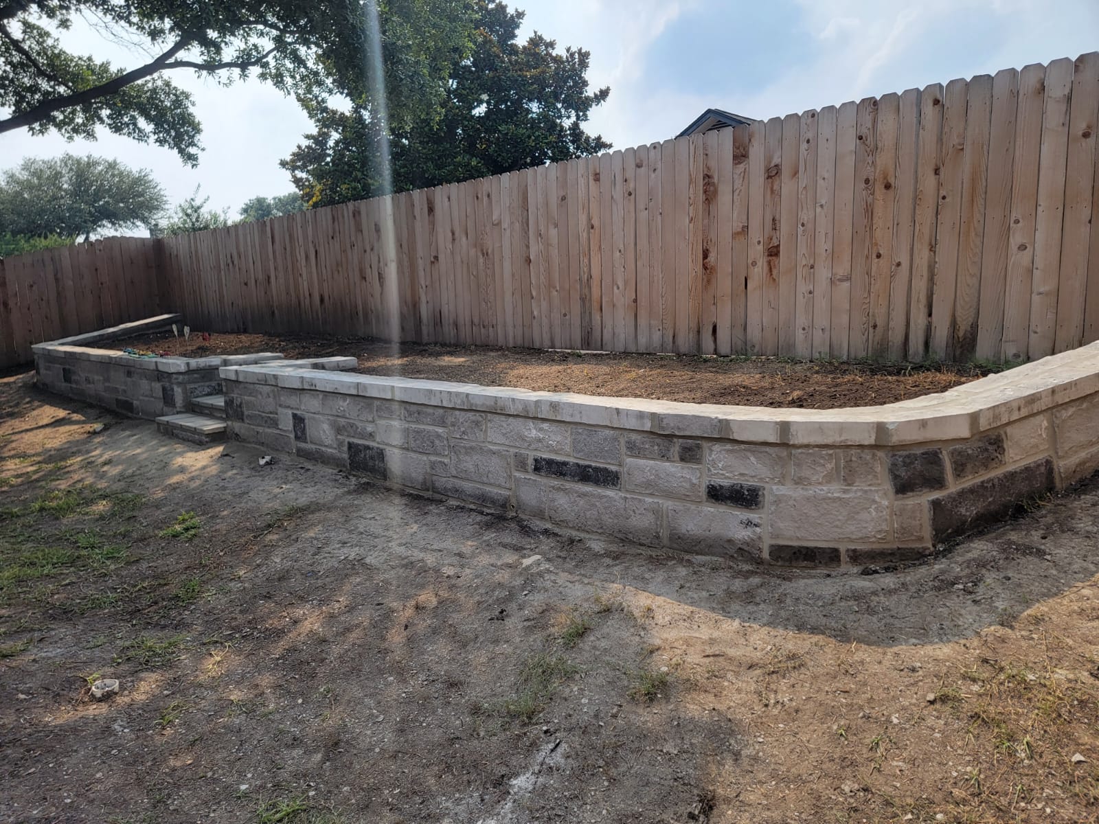 Retaining wall project 6